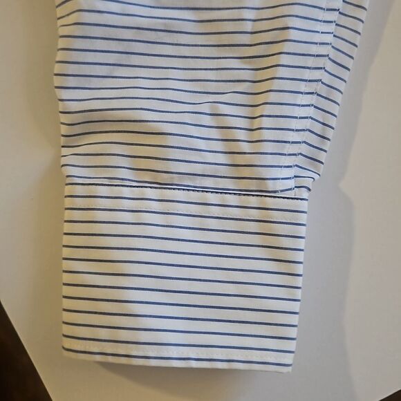 MURANO SLIM FIT SHIRT BLUE STRIPE size L - Picture 4 of 7